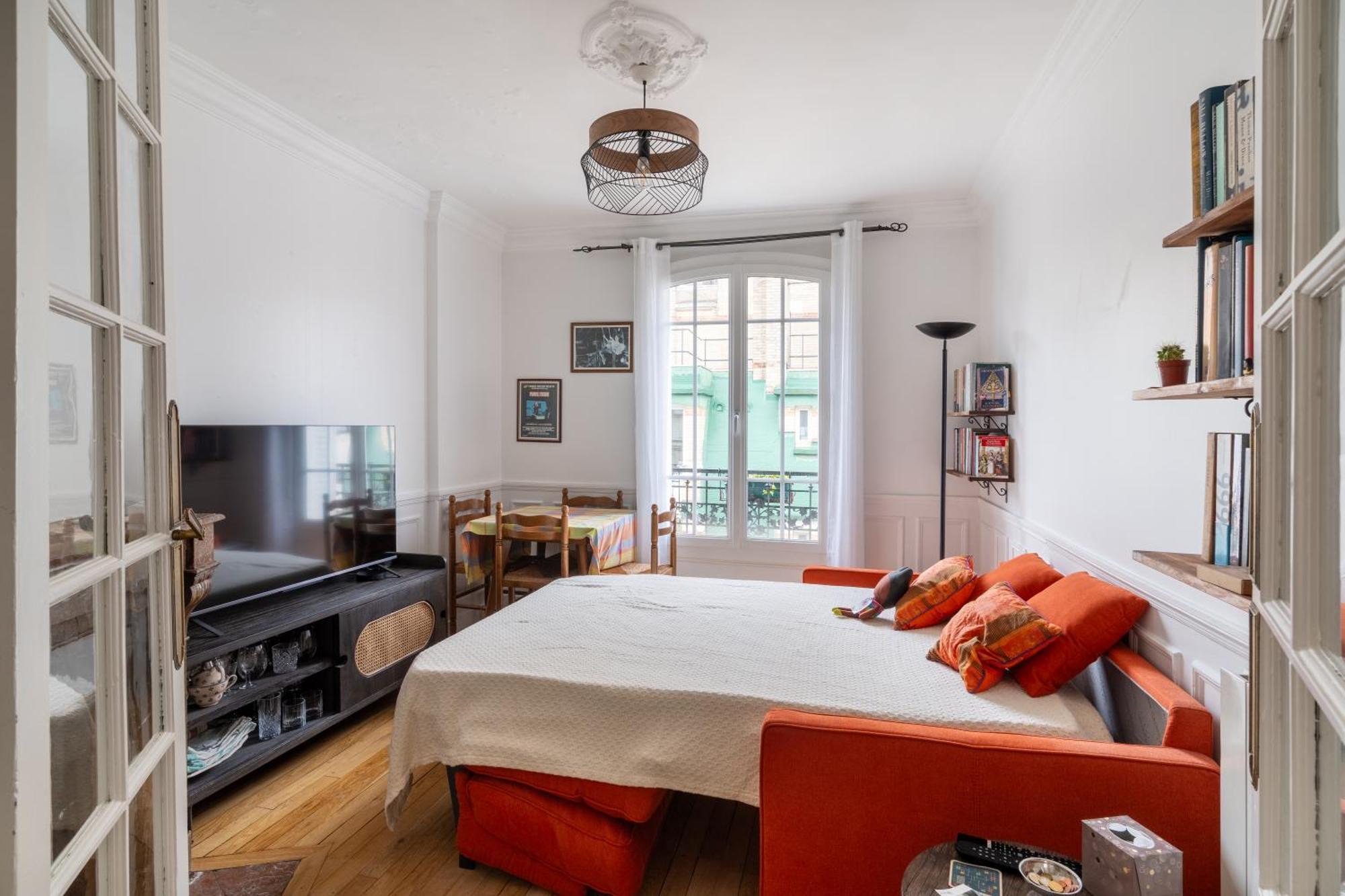 Chic 1Bd Apartment With Balcony Picpus Париж Екстериор снимка